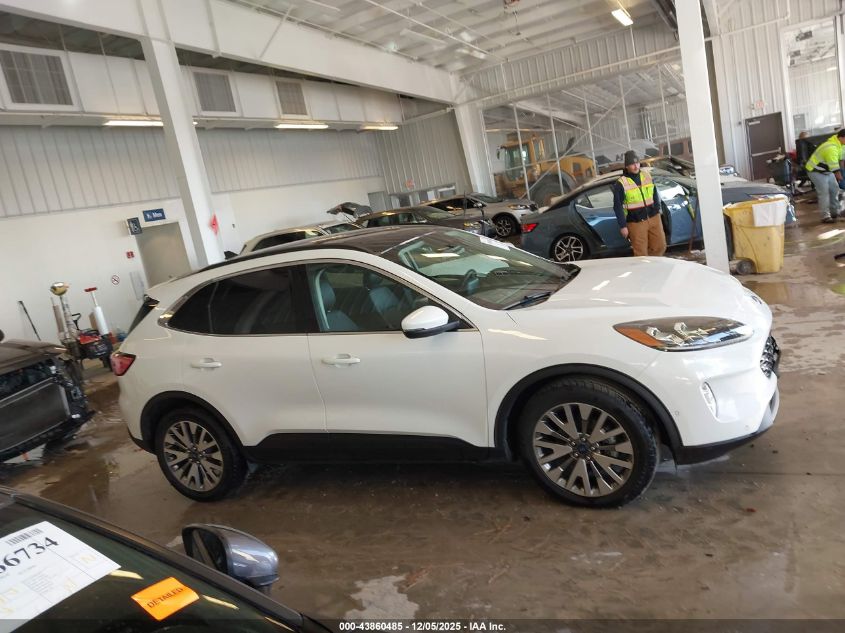 2020 Ford Escape Titanium Hybrid VIN: 1FMCU0DZ9LUC63428 Lot: 43860485