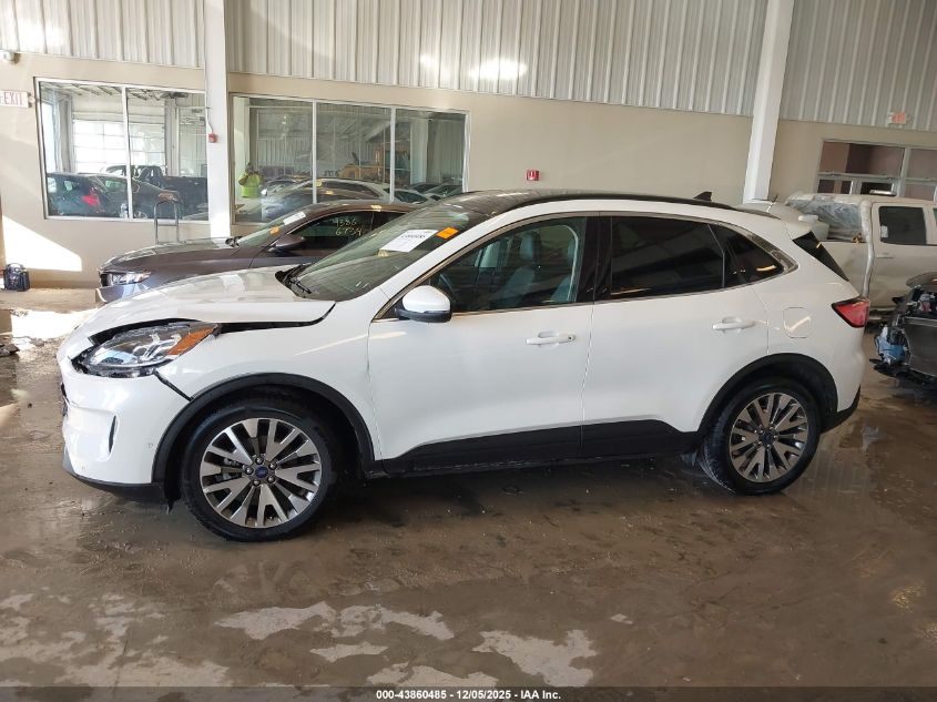 2020 Ford Escape Titanium Hybrid VIN: 1FMCU0DZ9LUC63428 Lot: 43860485