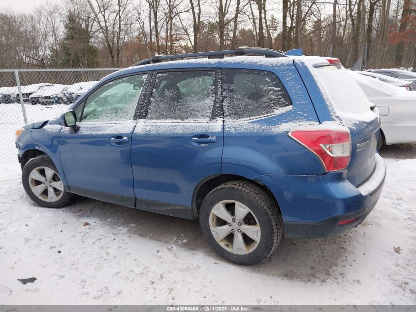 2016 Subaru Forester 2.5I Premium VIN: JF2SJADC8GH460908 Lot: 43860486
