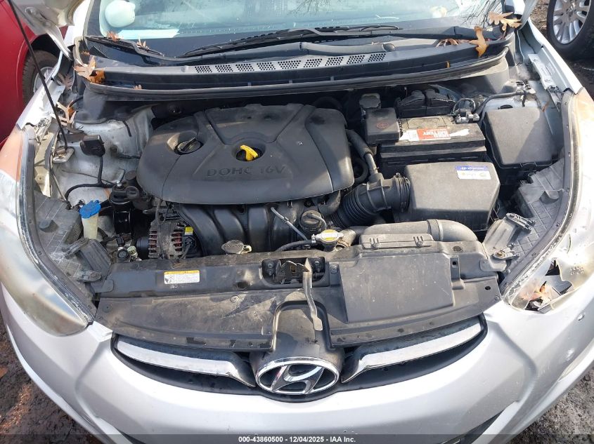 2011 Hyundai Elantra Limited (Ulsan Plant) VIN: KMHDH4AEXBU119483 Lot: 43860500