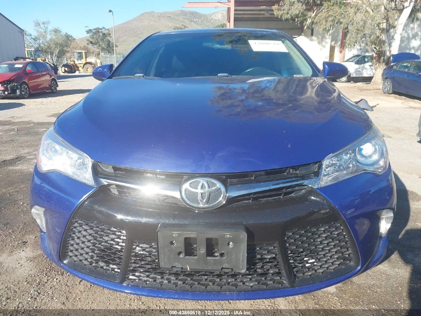 2016 Toyota Camry Se VIN: 4T1BF1FK9GU576500 Lot: 43860518