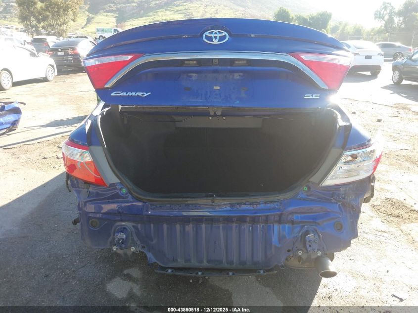 2016 Toyota Camry Se VIN: 4T1BF1FK9GU576500 Lot: 43860518