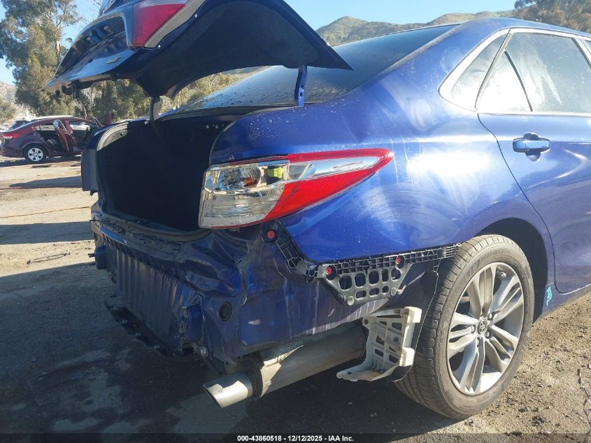 2016 Toyota Camry Se VIN: 4T1BF1FK9GU576500 Lot: 43860518