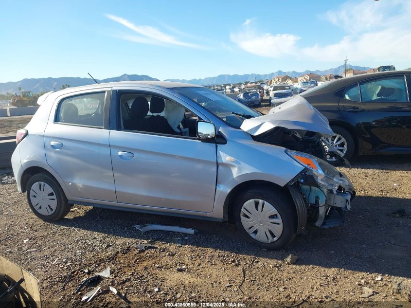 2024 Mitsubishi Mirage Es/Le VIN: ML32AUHJ4RH018867 Lot: 43860559