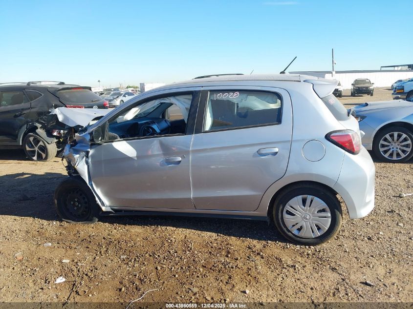 2024 Mitsubishi Mirage Es/Le VIN: ML32AUHJ4RH018867 Lot: 43860559