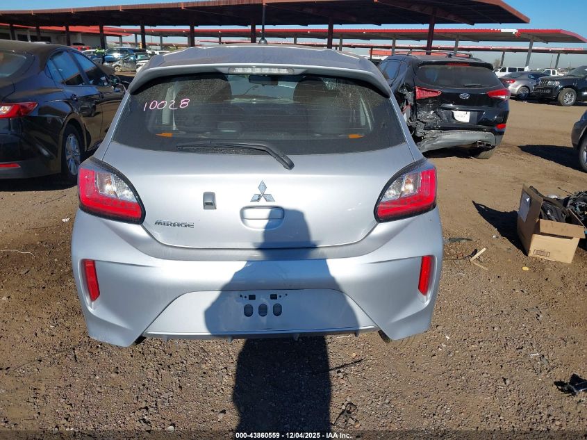 2024 Mitsubishi Mirage Es/Le VIN: ML32AUHJ4RH018867 Lot: 43860559