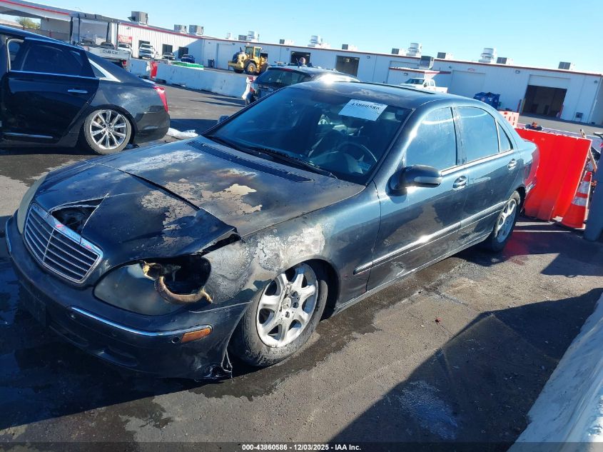 2000 Mercedes-Benz S 500 VIN: WDBNG75J1YA058277 Lot: 43860586