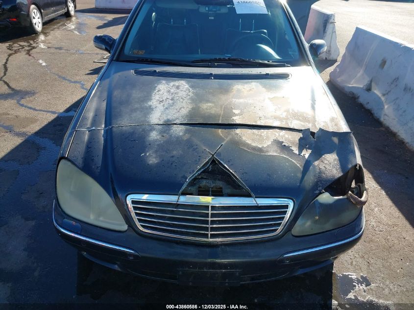 2000 Mercedes-Benz S 500 VIN: WDBNG75J1YA058277 Lot: 43860586