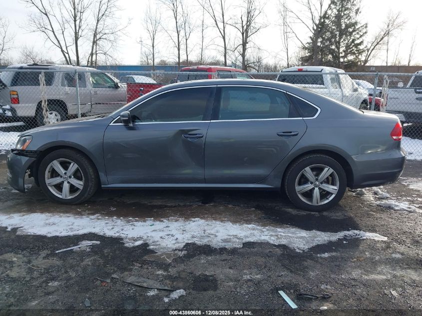 2014 Volkswagen Passat 1.8T Wolfsburg Edition VIN: 1VWAT7A37EC036297 Lot: 43860606