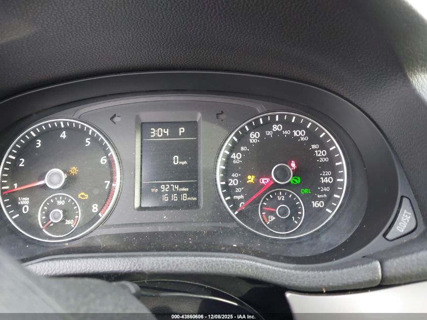 2014 Volkswagen Passat 1.8T Wolfsburg Edition VIN: 1VWAT7A37EC036297 Lot: 43860606