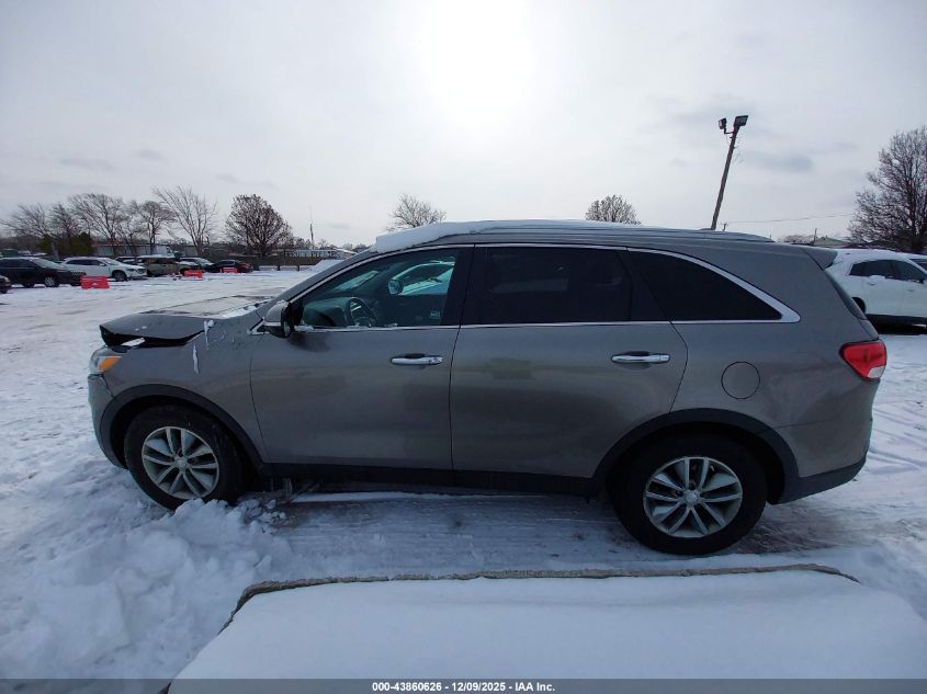 2017 Kia Sorento 2.4L Lx VIN: 5XYPG4A30HG237989 Lot: 43860626