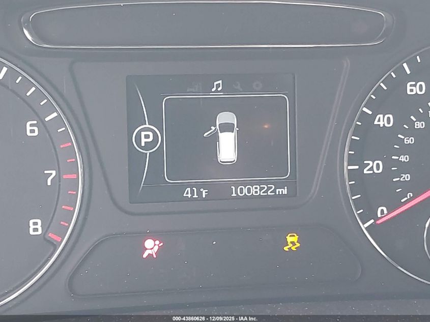 2017 Kia Sorento 2.4L Lx VIN: 5XYPG4A30HG237989 Lot: 43860626