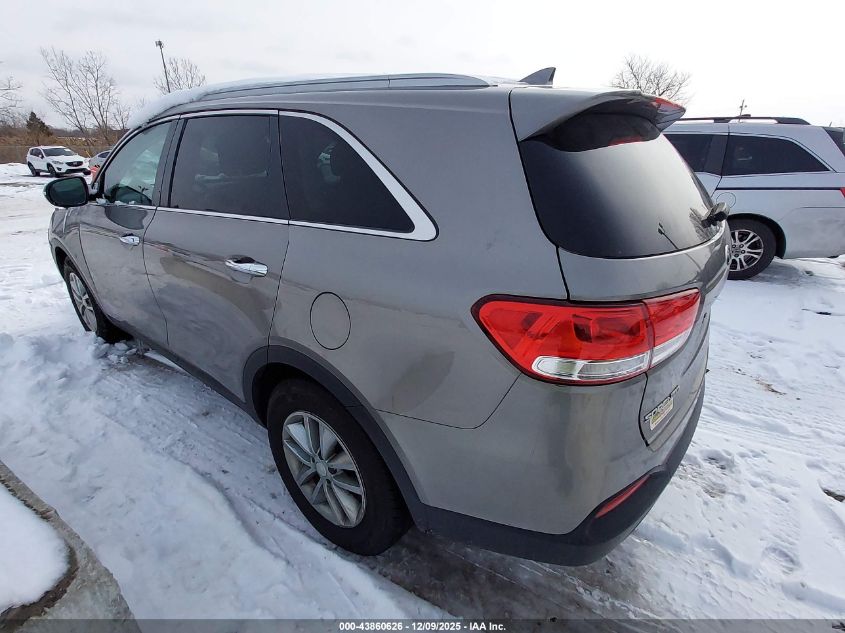 2017 Kia Sorento 2.4L Lx VIN: 5XYPG4A30HG237989 Lot: 43860626