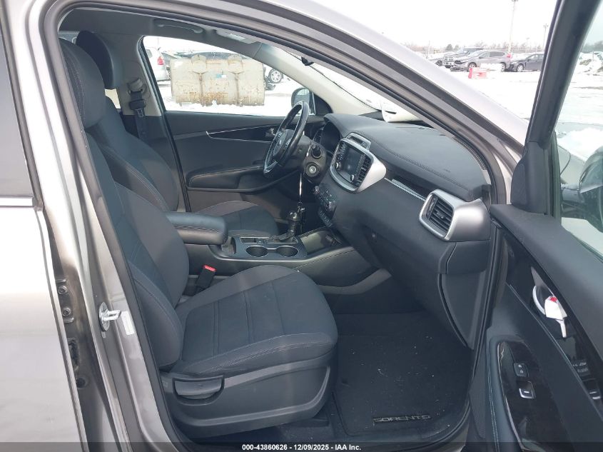 2017 Kia Sorento 2.4L Lx VIN: 5XYPG4A30HG237989 Lot: 43860626