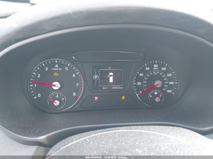 2017 Kia Sorento 2.4L Lx VIN: 5XYPG4A30HG237989 Lot: 43860626