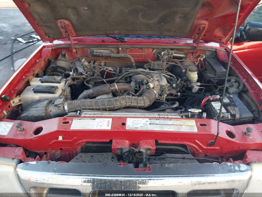 2000 Ford Ranger Xl/Xlt VIN: 1FTYR14V0YPB99204 Lot: 43860630