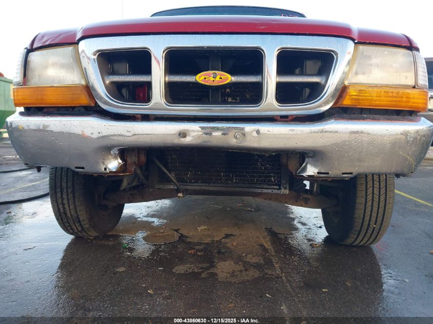 2000 Ford Ranger Xl/Xlt VIN: 1FTYR14V0YPB99204 Lot: 43860630