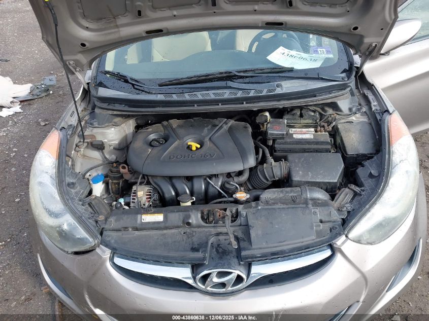 2011 Hyundai Elantra Gls VIN: 5NPDH4AE3BH047380 Lot: 43860638