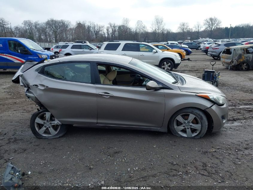 2011 Hyundai Elantra Gls VIN: 5NPDH4AE3BH047380 Lot: 43860638