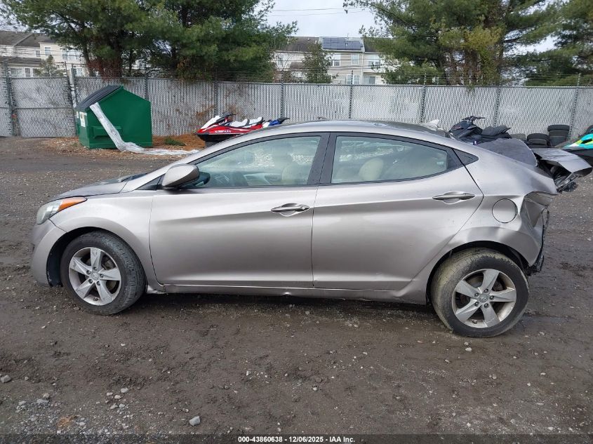2011 Hyundai Elantra Gls VIN: 5NPDH4AE3BH047380 Lot: 43860638