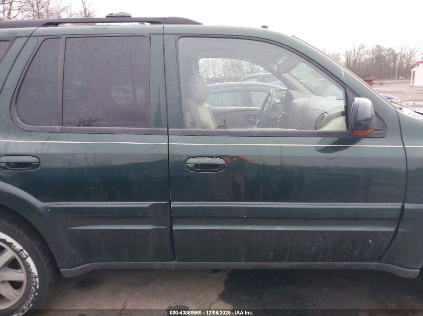 2004 Buick Rainier Cxl Plus VIN: 5GAES13P942211823 Lot: 43860665