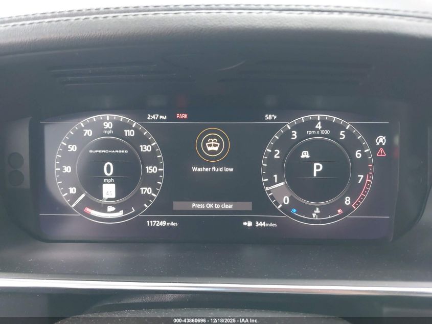 2018 Land Rover Range Rover 5.0L V8 Supercharged VIN: SALGS2RE5JA383134 Lot: 43860696