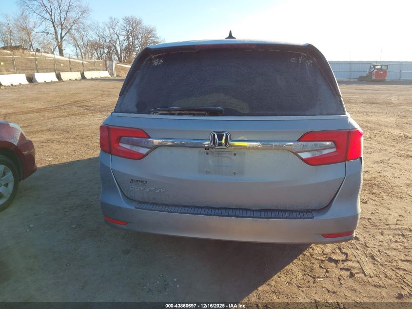 2019 Honda Odyssey Ex-L VIN: 5FNRL6H77KB019975 Lot: 43860697