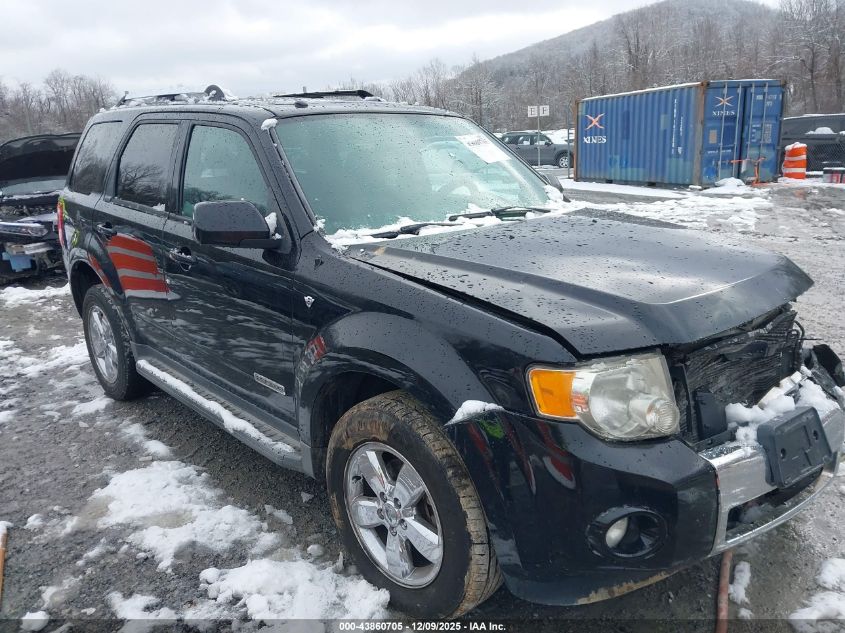 2008 Ford Escape Limited VIN: 1FMCU94128KB07992 Lot: 43860705