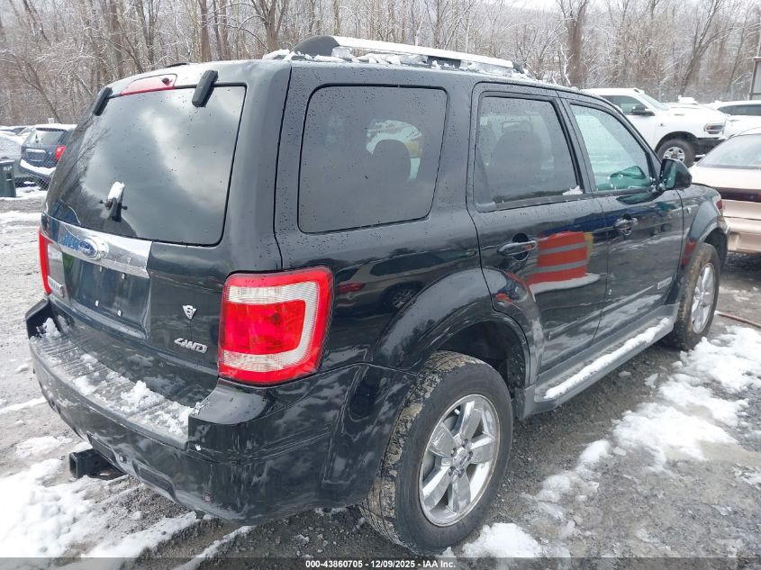 2008 Ford Escape Limited VIN: 1FMCU94128KB07992 Lot: 43860705