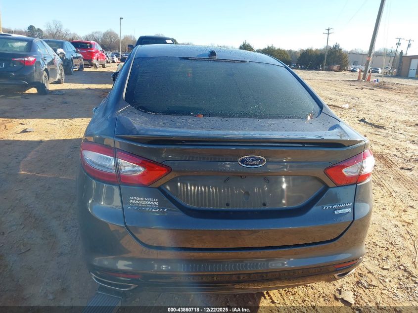 2016 Ford Fusion Titanium VIN: 3FA6P0K99GR375905 Lot: 43860718