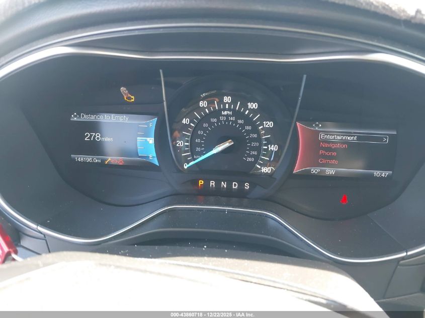 2016 Ford Fusion Titanium VIN: 3FA6P0K99GR375905 Lot: 43860718