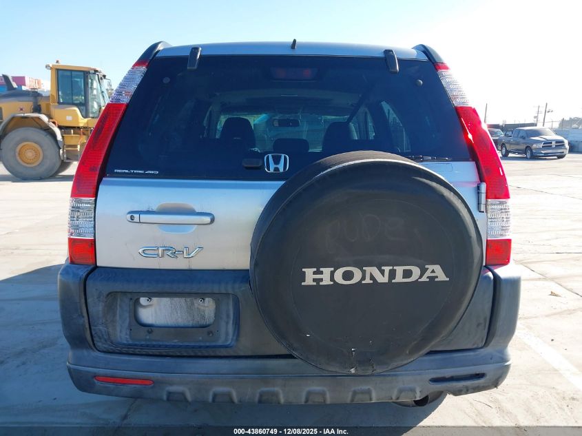2005 Honda Cr-V Ex VIN: JHLRD78845C054618 Lot: 43860749