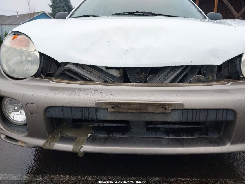 2002 Subaru Impreza Outback Sport VIN: JF1GG68522H809801 Lot: 43860754