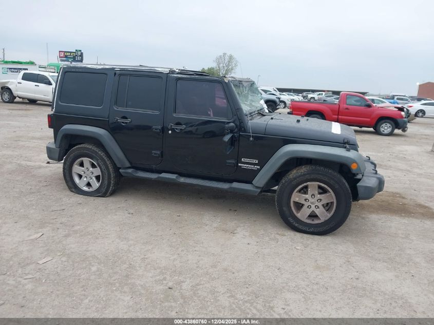 2012 Jeep Wrangler Unlimited Sport VIN: 1C4HJWDG0CL202317 Lot: 43860760