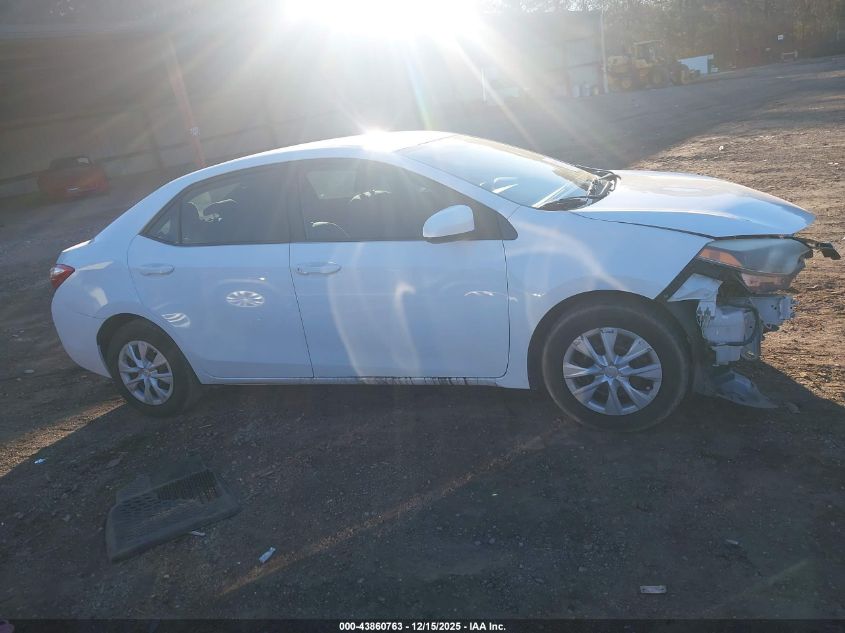 2015 Toyota Corolla L VIN: 2T1BURHEXFC375698 Lot: 43860763
