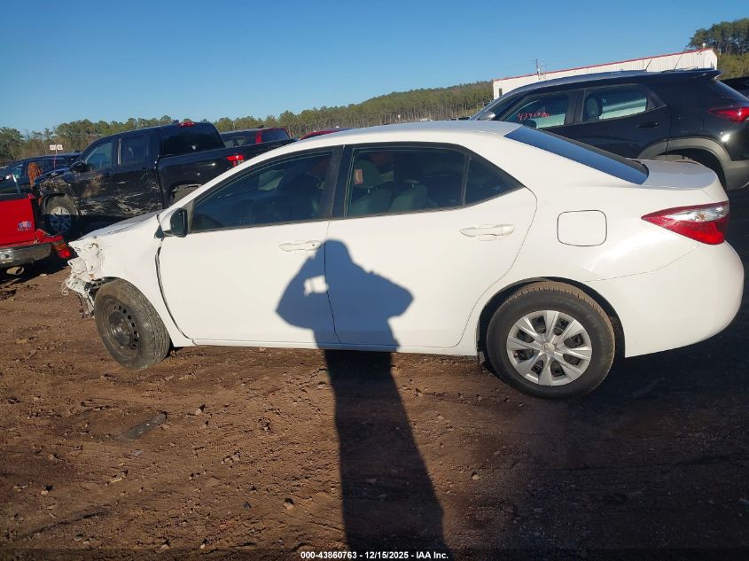 2015 Toyota Corolla L VIN: 2T1BURHEXFC375698 Lot: 43860763