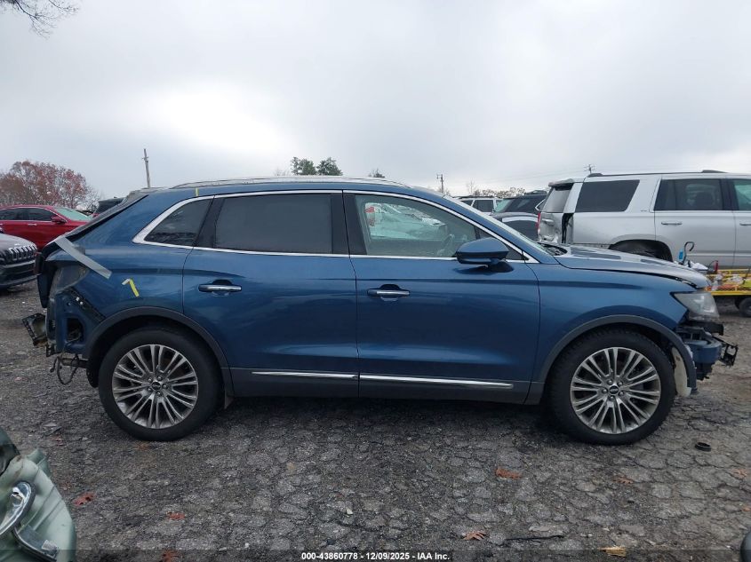 2018 Lincoln Mkx Reserve VIN: 2LMPJ6LR9JBL39607 Lot: 43860778