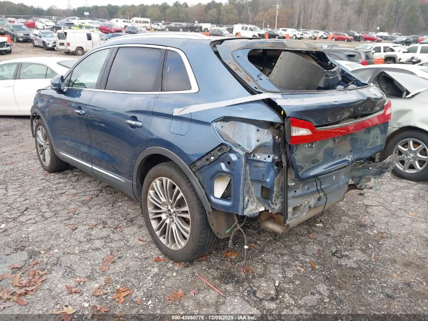 2018 Lincoln Mkx Reserve VIN: 2LMPJ6LR9JBL39607 Lot: 43860778