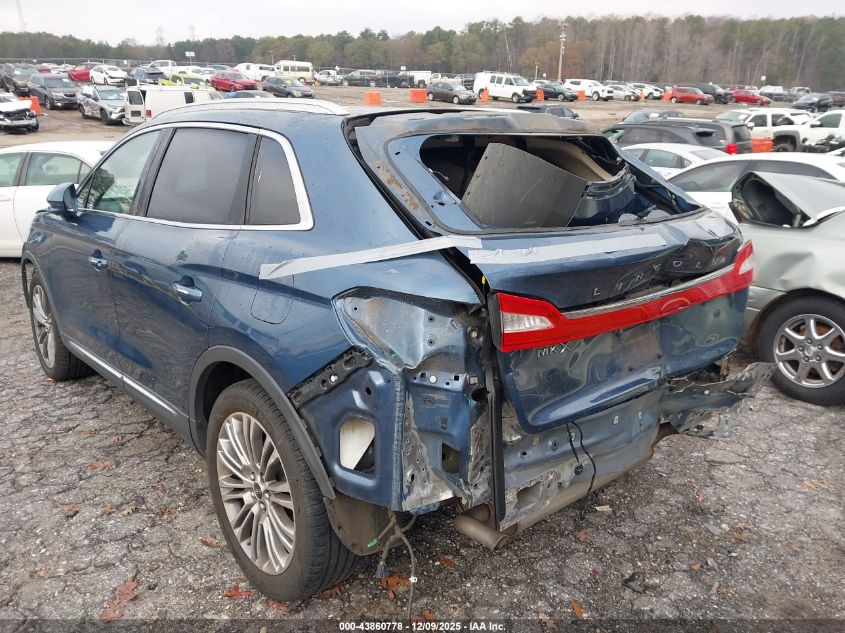 2018 Lincoln Mkx Reserve VIN: 2LMPJ6LR9JBL39607 Lot: 43860778