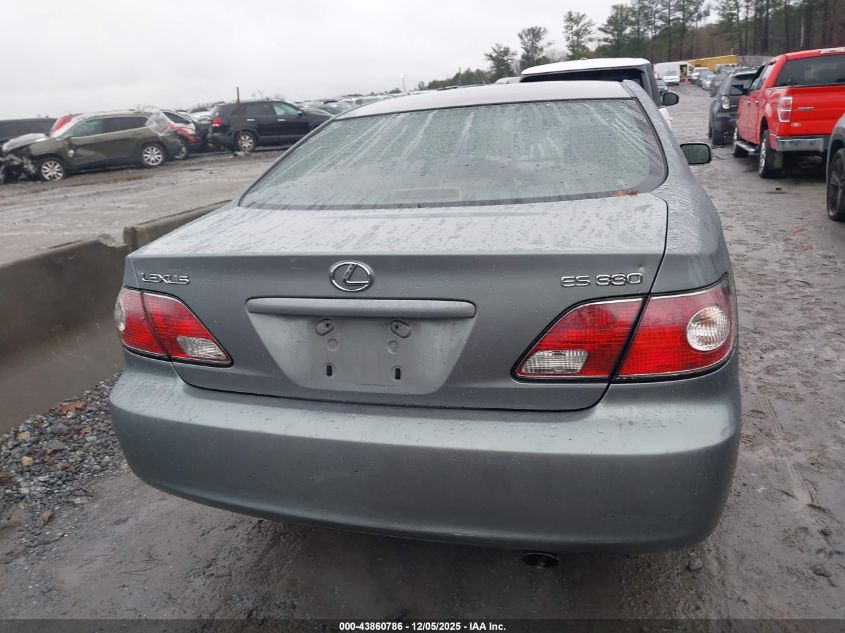 2004 Lexus Es 330 VIN: JTHBA30G845032867 Lot: 43860786