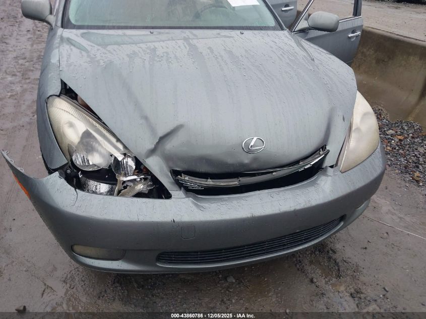 2004 Lexus Es 330 VIN: JTHBA30G845032867 Lot: 43860786