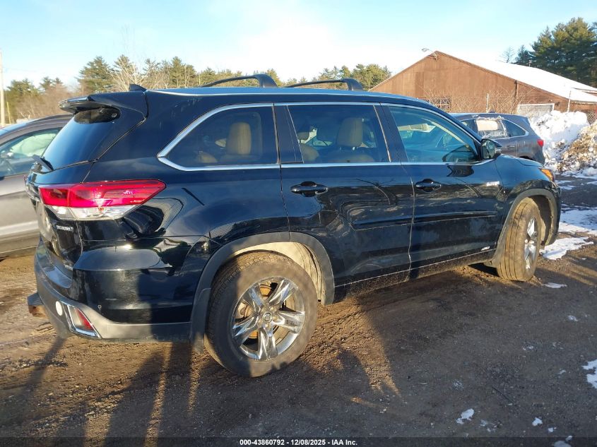 2018 Toyota Highlander Hybrid Limited Platinum VIN: 5TDDGRFH0JS045971 Lot: 43860792