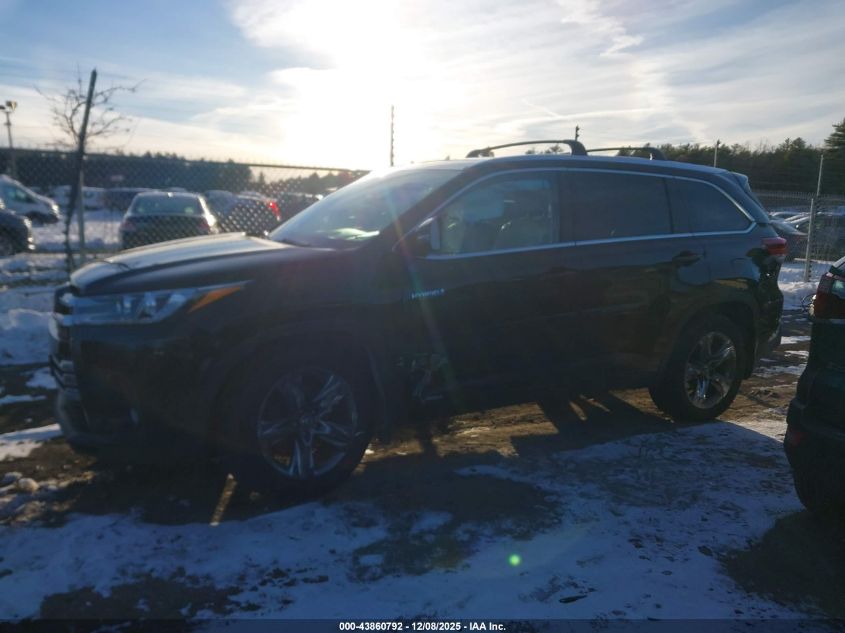 2018 Toyota Highlander Hybrid Limited Platinum VIN: 5TDDGRFH0JS045971 Lot: 43860792
