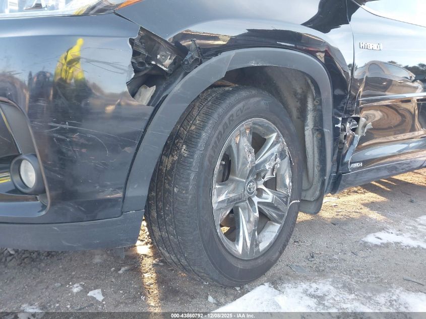2018 Toyota Highlander Hybrid Limited Platinum VIN: 5TDDGRFH0JS045971 Lot: 43860792