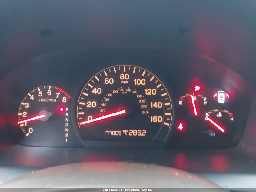 2005 Honda Accord 2.4 Lx VIN: 3HGCM56425G713527 Lot: 43860794