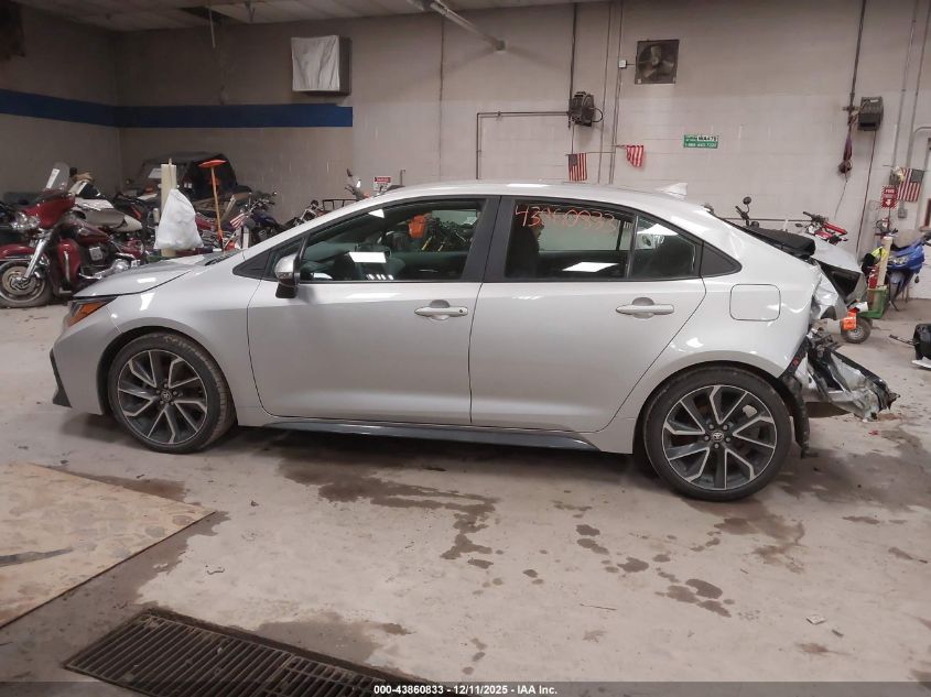 2020 Toyota Corolla Se VIN: 5YFS4RCE2LP022312 Lot: 43860833