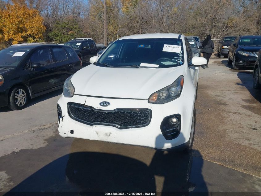 2018 Kia Sportage Lx VIN: KNDPMCAC8J7417551 Lot: 43860835