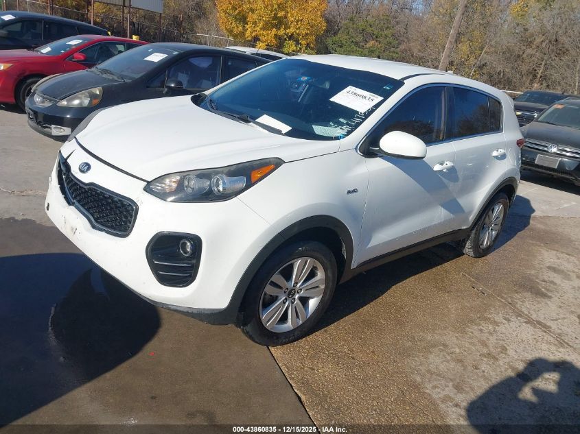 2018 Kia Sportage Lx VIN: KNDPMCAC8J7417551 Lot: 43860835