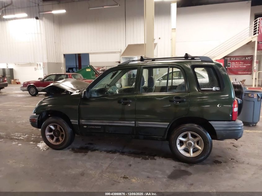 2000 Chevrolet Tracker Hard Top VIN: 2CNBJ13C5Y6907097 Lot: 43860876