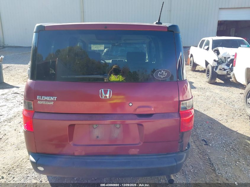 2006 Honda Element Ex-P VIN: 5J6YH18736L006234 Lot: 43860880